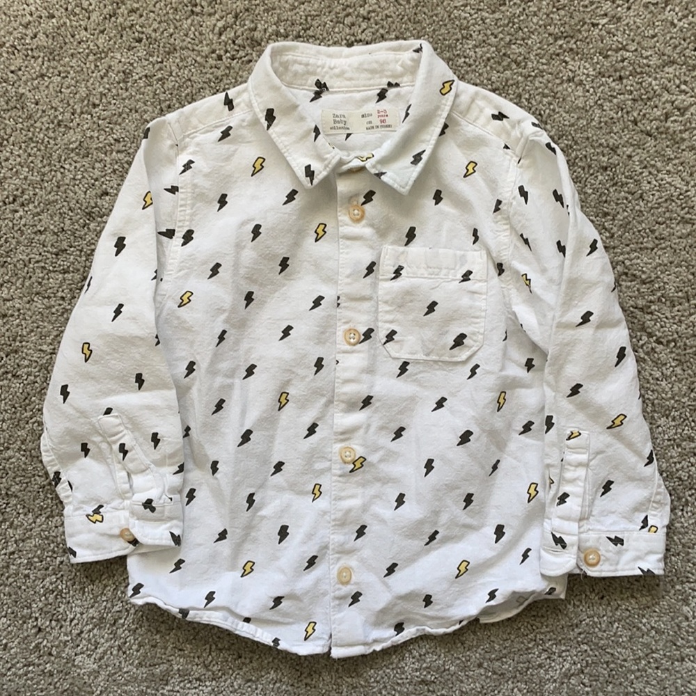 Zara Baby Toddler Button down Shirt 2-3T